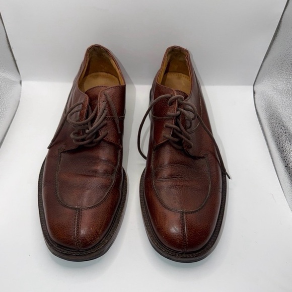 Cole Haan Other - Cole Haan Size 9M Brown Leather Split Toe Lace Up Memory Flex Comfort (14172)